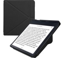 kwmobile Korpuss saderīgs ar Kobo Sage Case - mākslīgās ādas korpuss - aizsargvāciņš e-lasītāja vāciņam - melns vāciņš