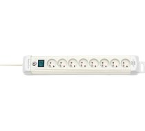 Brennenstuhl Premium Plus 8 rozetes ar slēdža pagarinātāju 3 m, baltas, 1156221068