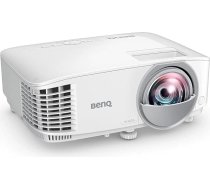BENQ MW809STH DLP projektors Pārnēsājams 3D projektors 3600 ANSI lūmeni WXGA (1280 x 800) 16:10-720P Fiksēts objektīvs ar īsu fokusa attālumu