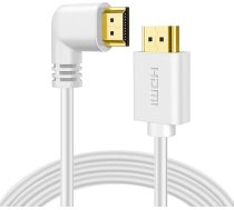 TNP HDMI kabelis, linker Winkel, 90 Grad, Hochgeschwindwindigkeits-HDMI 2.0-Kabel, nodrošina UHD 4K 60Hz 2K 2160p Full HD 1080p Quad HD 1440p 3D ARC/eARC Ethernet für Xbox One X/S PS 4 Pro/Slim & Apple TV