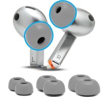 WC TipZ Galaxy - Wicked Cushions uzlaboti atmiņas putu ausu aizbāžņi Samsung Galaxy Buds 3 Pro | Uzlabots komforts, labāks blīvējums un labāks putu atdeves laiks | Pelēks