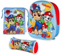 Paw Patrol Bērnistabas mugursoma Zēnu 3D sporta soma un pildspalvu kaste Skolas mugursoma Zēnu un meiteņu mugursoma Bērnu mugursoma Bērnistabas komplekts Bērnu mugursoma Bērnistabas soma Mazuļa pirmā diena skolā, krāsaina