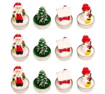Mini Ziemassvētku sveces, tējas sveces, 12 Ziemassvētku sveces, Ziemassvētku vecīša, Ziemassvētku vecīša, Sniegavīra, Ziemassvētku vecīša, Sniegavīra sveces, Ziemassvētku tējas sveces dāvanas mājai, kāzām, svinībām