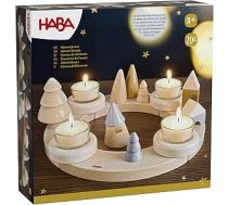 HABA Adventes vainags - Ziemassvētku koka rotājums no dižskābarža Adventes un svētku atmosfērai - brīvi veidojams un kombinējams pēc vēlēšanās - 2012292001