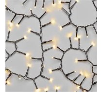 EMOS LED pasaku gaisma silti balta iekštelpām un ārpus telpām, 8 m gara Ziemassvētku pasaku gaisma IP44 ar 400 LED diodēm + 5 m kabelis un barošanas bloks, 6 stundu taimera funkcija, svinībām, Ziemassvētkiem,