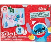 Just Play Disney Stitch Adventes kalendārs, 24 gabaliņi, 1,5 collu kolekcionējamas figūriņas, rotaļlietas bērniem, meitenēm un zēniem 5+
