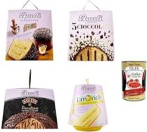 Bauli Panettone Cointreau, Baileys, 3 Cioccolati, Pandoro Lime Ziemassvētku saldumi, 4 x 750 g