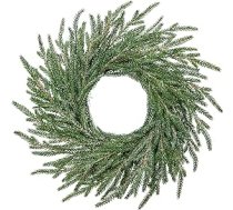 Norfolkas priedes vainags, Ziemassvētku vainags, egļu vainags, durvju vainags ārdurvīm, mākslīgais priežu zaļais vainags sienai, logam, mantiņai, Ziemassvētku rotājums iekštelpām un ārpus telpām