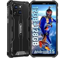 OUKITEL WP32 Āra mobilais tālrunis Android 15-12GB + 128GB Āra viedtālrunis bez līguma 6300mAh, 6.0 collu 20MP + 5MP kamera Būvlaukuma mobilais tālrunis Dual SIM, IP68/NFC/OTG/GPS/Face ID