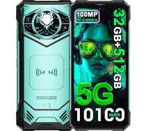 DOOGEE S200 X 5G āra mobilais tālrunis bez līguma, 32GB + 512GB/2TB MTK 7050 izturīgs viedtālrunis, 10100mAh, 100MP + 20MP + 32MP AI, 6,72 collu FHD + 120Hz, 1,32 collu AMOLED aizmugures ekrāns, IP68/NFC