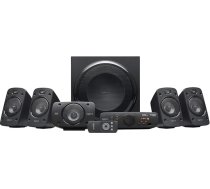 Logitech Z906 3D stereo skaļrunis ar 5.1 Dolby Surround Sound THX 1000 W, ideāli piemērots TV un viesistabas iekārtojumam (atjaunots)