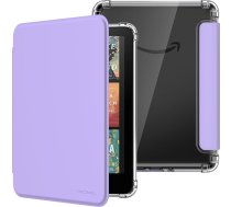 MoKo apvalks jaunajam 7 collu Kindle Paperwhite 12th Gen 2024 un Kindle Colorsoft Signature Edition, īpaši caurspīdīgs, mīksts, caurspīdīgs TPU aizmugurējais, viegls, aizsargvāciņš ar automātisku miega/modināšanas funkciju, violets, violets