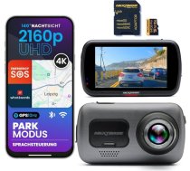Nextbase 622GW Dashcam Car + 64GB SD karte | 4K UHD, attēla stabilizācija, GPS, WLAN un avārijas SOS | What3Words | Nakts redzamības un stāvvietas režīms