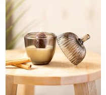 Marco Paul Autumn Candle - aromātiskās sveces, ilgstoši degoša stikla degšana, ozolzīļu svece, burka ar priežu čiekuriem, rudens rotājumi un Helovīna istabas dekori, liela burka mājai, smaržīga