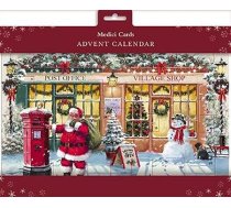 The Great British Card Company 24 x 34 cm 24 Door Post and Village Shop Ziemassvētku kalendārs