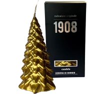 Rokām darinātas rotas Weihnachtsbaum - Krāsa zelta - Augstums 20 cm - Cereria Di Giorgio
