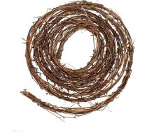 DIY amatniecības vīnogulāju vainags Rudens vainags priekšējām durvīm Pļaujas vainags Ziemassvētku ballīte Sienas piekaramais dabiskais vīnogulāju ballītes ornaments 4. 6 m
