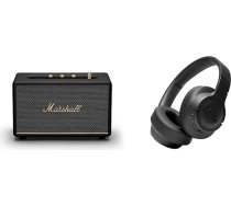 Marshall Acton III bezvadu Bluetooth skaДјrunis - melns un JBL Tune 760 NC - Bluetooth austiЕ†as ar aktД«vo trokЕЎЕ†u slДЃpД“ЕЎanu melnДЃ krДЃsДЃ