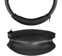 Aiivioll Sviedru necaurlaidīgs silikona austiņu pārvalks Sony WH-1000XM4, WH-CH720N, ULT WEAR, XB910N un Soundcore Space Q45, Life Q30/Q20, mazgājams ar rāvējslēdzēju, melns