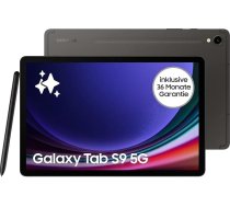 Samsung Galaxy Tab S9 AI Android planšetdators 5G 128GB 8GB RAM MicroSD kartes slots + S Pen Simlock bezmaksas bez līguma grafīts + 36 mēnešu garantija [Tikai Amazon]