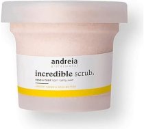 Andreia Professional roku un kāju skrubis - apbrīnojams roku skrubis ar aprikožu sēklām un šī sviestu, roku un kāju mitrinošs pīlings, 200 g
