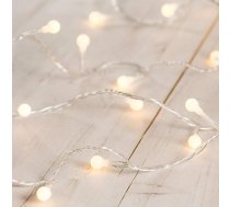40 LED bumbiņas ar strāvu darbināmas iekštelpu pasaku gaismas 6 m
