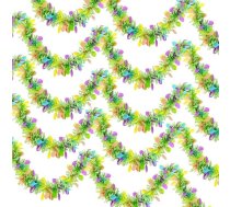 Lieldienu rotājumi Finiera virtenes - 1,8 m x 5 gabali, krāsainas Lieldienu olas, metāliska finiera virtene Lieldienu rotājumiem, mājai, ballītei, piekaramais vainags