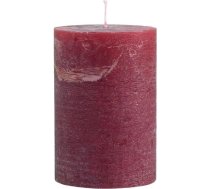 Rustic Pillar Candle Tumši sarkana Dažādu izmēru bieza sveces Adventes Ziemassvētku dekorēšana Adventes vainags Variants: Diametrs 10 cm Augstums 15 cm