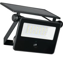 Reality Leuchten Moura R22109132 LED āra sienas lampa Alumīnija melns matēts plastmasas stikls Ietver 10 vatu LED kustības sensora gaismu Regulējama krāsa
