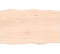 Masīvkoka ozolkoka galda virsma Dabīgā mala 100 x 60 x 2 cm Galda virsma restorānam Ēdamistaba Dzīvojamā istaba Biroja mēbeles Galda galda virsma Galda virsma