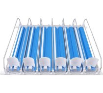 KIMISS Soda Kann Spender für Kühlschrank oder - Trinken Sie für Kühlschrank ABS 6 Zeilen Ladung Dämpfungsdämpfung. (BLUE)