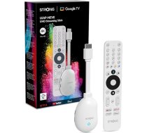 STRONG Leap-Neve 4K UHD Google TV straumēšanas stick ar Ethernet portu, 2 GB RAM + 16 GB atmiņas, WiFi 6, Android 12, integrēts Chromecast, Google Assistant, Dolby Atmos un Dolby Vision