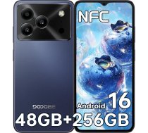 DOOGEE Note 56 Plus Android 16 viedtālrunis bez līguma, 48GB + 256GB/2TB mobilais tālrunis bez līguma 6150mAh, 6,56 collu HD+ mobilais tālrunis, lēts, 8,45 mm, ļoti plāns, 50MP + 8MP kamera, NFC