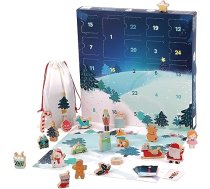 VILAC - Touch et Find Adventes kalendārs - rotaļlieta maziem bērniem - 1 koka un kartona Adventes kalendārs - koka izglītojošas spēles bērniem - rotaļlieta bērniem no 2 gadu vecuma - 1223