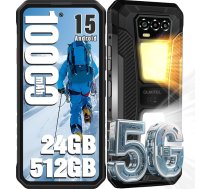 OUKITEL WP58 Pro āra mobilais tālrunis 5G, 24GB + 512GB/1TB, 10000mAh/33W āra viedtālrunis Android 15, 6,7 collu/120Hz izturīgs viedtālrunis, dubulta kempinga gaisma, 64MP būvlaukuma mobilais tālrunis, 5G