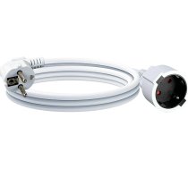 EnergyPro IP44 pagarinātājs 3 metri - PVC izolācijas kabelis lietošanai iekštelpās - pret pārkaršanu Kontaktligzda H05VV-F 3G1,5 mm² - 16A 250V - balta krāsā