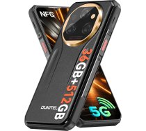 OUKITEL WP39 Pro āra mobilais tālrunis 5G - 36GB RAM + 512GB ROM 11000mAh āra viedtālrunis bez līguma, 6,6 collu FHD+ Android 14 Būvlaukuma mobilais tālrunis, 64MP + 32MP + 8MP nakts redzamības kamera/IP68 ūdensizturīgs/NFC/GPS/Face ID