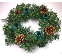 Tradicionālais Adventes vainags Adventes kalendāram, sveču turētājs, centrālajai daļai, dekorēšanai, Adventes vainagi, gredzenveida sveču turētājs un Ziemassvētku sveces, sveču turētājs, rotājumi, Adventes dāvanas
