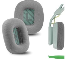 Geekria Comfort rezerves tīklveida ausu spilventiņi Astro Gaming A10 Gen 2 austiņu ausu spilventiņiem austiņu austiņu ausu spilventiņi auss vāciņa remonta detaļas (pelēks/zaļš)