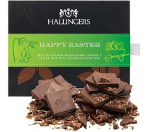 Hallingers Happy Easter - Lieldienu dāvanas Lieldienu dāvanu grozi Lieldienām, pilnpiena smalkais šokolādes makadāmijas rieksts (kaste) - dāvanu idejas Ziemassvētki un dāvanas Adventes kalendārs | Apsveicam Paldies Freun