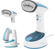 MAGIO Rokas tvaikonis 1500 W - tvaikonis | Pārnēsājams un salokāms dizains | Spēcīgs tvaiks 20 g/min | Aizsardzība pret pārkaršanu | 150 ml | Visiem audumiem | Mājās un ceļojumā | Gatavs lietošanai 20 sekundēs