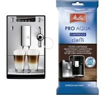 Melitta Caffeo Solo & Perfect Milk E957-101 Slim Pilnībā automātisks kafijas automāts ar automātisko Cappuccinatore Automātiskās tīrīšanas programmām Automātiskā malšanas apjoma kontrole
