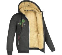 SRZYMJ Vīriešu ziemas jaka, viegla, ar biezu flīsa oderi, ziemas mētelis, parka, pārejas jaka, plānā brīvā laika jaka, brīvdabas jaka, funkcionālā jaka, 3-in-1 softshell jaka, sporta jaka,