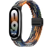 OUTPUTBT Mesh Magnētiskās aproces priekš Xiaomi Smart Band 9/8 Bracelet Nylon Cotton Sport for Mi Band 9/8 vīriešiem un sievietēm