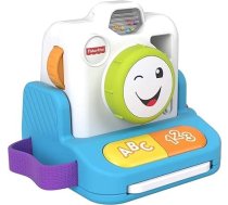 Fisher-Price GMX43 Rire/Awakens My First Instant Camera Muzikālā rotaļlieta franču valodā zīdaiņiem no 6 līdz 36 mēnešiem, daudzkrāsaina