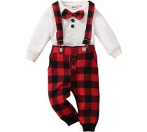 Ziemassvētku Bodysuit Baby Boy Dāvanu komplekts Romper Funny Tētis Bērnu kostīms Jumpsuit Bērnu apģērbs Neitrāls Pirmais Ziemassvētku bērnu Ziemassvētku bērnu Ziemassvētku apģērbs Bērnu zēni Apģērbu komplekti Apģērbu komplekti
