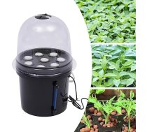 8 caurumi 5L Propagator kaste gaisa augiem, gaisa augiem, hidroponiskā sistēma, pavairošanas komplekts, hidroponiskā pavairošanas kaste, augu starta spainis siltumnīcai, dārzeņi, augļi, augļi, augļi, Anz