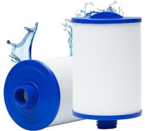 Spa filtrs PWW50, baseina filtra kasetnes PWW50P3, Unicel 6CH-940, FC-0359, 817-0050, 25252, 378902, 03FIL1400. (Balts x 2)