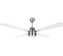 Orbegozo CP 71132 - Griestu ventilators ar gaismu un tālvadības pulti, 4 lāpstiņas, 132 cm diametrs, 90 W jauda un 3 ātrumi