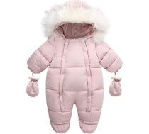 Allbestop Sniegtērpi bērnu meitenēm, Jumpsuit, bērnu ziemas meiteņu sniega kostīms, toddler, vēja necaurlaidīgs kapuci, flīsa Romper Jumpsuit ar kapuci, meitenes, bērnu jaka, bērnu drēbes, zēni